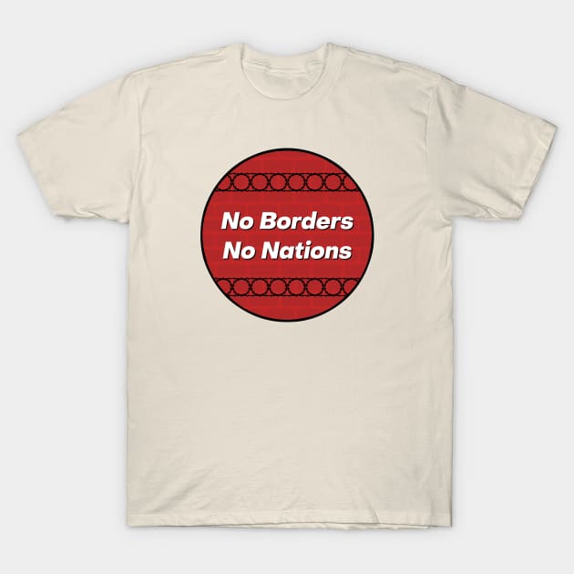 No Borders, No Nations T-Shirt by Football from the Left